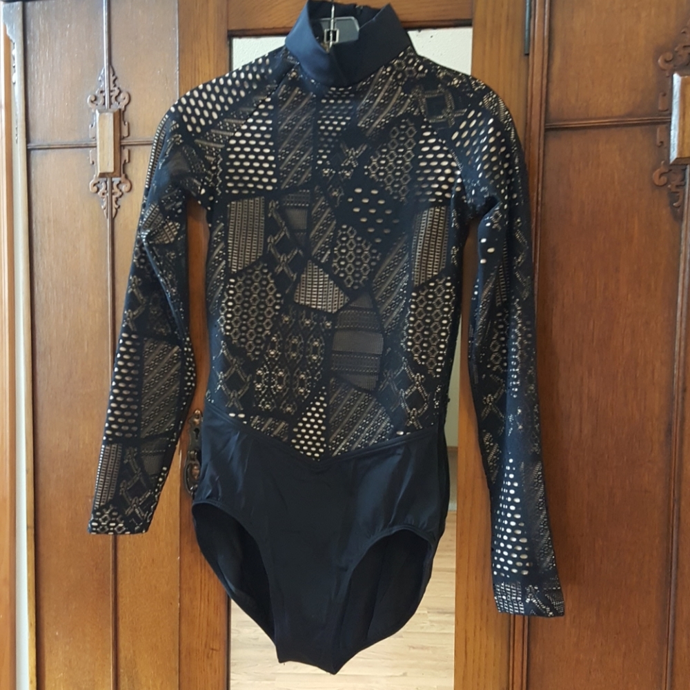 Balera Patchwork Lace Leotard Adult Medium